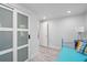 Bedroom with a closet and view of living room at 2820 Whitney Rd, Clearwater, FL 33760
