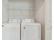 Modern laundry room featuring appliances and shelving at 2885 Deer Pine Trl, Land O Lakes, FL 34638