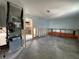Large living room with unfinished walls, a modern HVAC system, and opportunity for customization at 3014 58Th S St, Gulfport, FL 33707