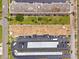 Overhead aerial showing buildings, landscaping, and parking on a sunny day at 3018 59Th S St # 405, Gulfport, FL 33707