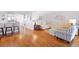 Open living space with breakfast bar and hardwood floors at 3018 59Th S St # 405, Gulfport, FL 33707