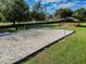 Sand volleyball court offers outdoor activity in this community park at 31244 Baclan Dr, Wesley Chapel, FL 33545