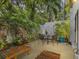Secluded patio with lush landscaping, ideal for outdoor dining or relaxing at 325 5Th S Ave # 9, St Petersburg, FL 33701