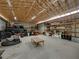 Spacious garage with high ceilings and ample storage space, perfect for hobbies and equipment at 3412 Ace Ln, Dover, FL 33527