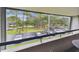 View of the parking lot and community landscaping from the balcony at 36750 Us 19 N # 09208, Palm Harbor, FL 34684