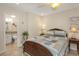 Cozy bedroom with en suite bath; adorned with charming nautical themed accents at 4206 W Palmira Ave, Tampa, FL 33629