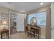 Bedroom with a vintage vanity, and easy access to the adjoining rooms at 4206 W Palmira Ave, Tampa, FL 33629