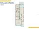 Detailed floor plan showcasing the layout of this Hallmark home at 4547 Gardner St, Bradenton, FL 34210