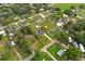 The aerial view captures the house and surrounding neighborhood at 5303 Glen Harwell Rd, Plant City, FL 33566