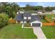 Beautifully landscaped two-story home with a blue front door and attached garage at 5303 Glen Harwell Rd, Plant City, FL 33566