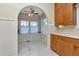 Charming breakfast nook features linoleum floors and patterned wallpaper at 535 22Nd N Ave, St Petersburg, FL 33704