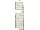 Detailed floor plan of the home showcasing the layout of the main level, including the garage, kitchen, and lanai at 5831 Caldera Ridge Dr, Lithia, FL 33547