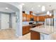 Spacious kitchen with granite countertops, stainless steel appliances, and a convenient layout at 5831 Caldera Ridge Dr, Lithia, FL 33547