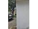 Exterior wall with a crack, indicating potential structural issues that may require professional attention at 6203 Calamari Pl, Riverview, FL 33578