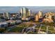 Stunning aerial view of the city skyline with modern buildings, lush green spaces and cityscape views at 777 N Ashley Dr # 2513, Tampa, FL 33602