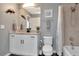 This bathroom offers a clean design with granite vanity, updated fixtures, and tiled shower for a refreshed space at 777 N Ashley Dr # 2513, Tampa, FL 33602