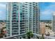 Apartment exterior featuring a rooftop pool and sunbathing deck at 777 N Ashley Dr # 2513, Tampa, FL 33602