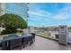 Rooftop view offering skyline views from a dining set, great for enjoying city scenery at 777 N Ashley Dr # 2513, Tampa, FL 33602
