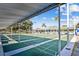 Close-up of the shuffleboard courts under a covered area, next to the community recreation center at 8080 112Th St # 108, Seminole, FL 33772