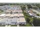 Aerial view of the community featuring an organized layout and accessible parking at 8447 Orleans N, Pinellas Park, FL 33781