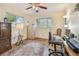 Comfortable home office featuring hardwood floors and large windows at 8447 Orleans N, Pinellas Park, FL 33781