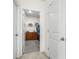 Spacious walk-in closet with shelving, providing ample storage and organization at 9098 Forge Breeze Loop, Wesley Chapel, FL 33545