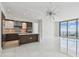 Modern kitchen featuring a large island, stainless steel appliances, and stylish cabinetry at 100 1St N Ave # 2304, St Petersburg, FL 33701