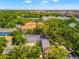 An aerial view showcasing the neighborhood's lush landscaping and diverse architectural styles at 1011 S Moody Ave # 11, Tampa, FL 33629