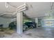 Underground parking garage provides covered, secured parking for tenants at 14820 Rue De Bayonne # 301, Clearwater, FL 33762