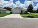 Well-maintained home with a spacious driveway, verdant lawn, and a neatly landscaped yard at 1905 Blue Stream St, Ruskin, FL 33570