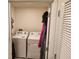 Functional laundry room with a side-by-side washer and dryer setup at 1905 Blue Stream St, Ruskin, FL 33570