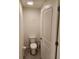 White toilet inside the bathroom at 1905 Blue Stream St, Ruskin, FL 33570