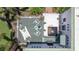 Charming rooftop deck with hammock and relaxing patio furniture at 1920 Cherry Ne St, St Petersburg, FL 33704