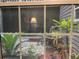 Lushly landscaped courtyard viewable from the interior of the property at 2500 Winding Creek Blvd # B105, Clearwater, FL 33761