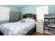 Bright bedroom with laminate floors, natural light and storage system at 2809 49Th N St, St Petersburg, FL 33710
