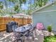 Outdoor dining area featuring patio furniture and a barbecue grill at 2822 W Bay Ave, Tampa, FL 33611