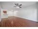 Living room boasts wood flooring, an open-concept, and bright lighting at 3325 Bayshore Blvd # A17, Tampa, FL 33629