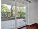 View of the patio featuring lush greenery and a tile floor at 3325 Bayshore Blvd # A17, Tampa, FL 33629