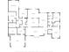 Detailed floor plan illustrating the layout of the home with multiple bedrooms and living spaces at 460 Althea Rd, Belleair, FL 33756