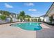 Inviting pool area featuring a kidney shaped pool and brick paver patio at 460 Althea Rd, Belleair, FL 33756