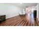 Dining room offers modern furnishings with wood floors at 5603 80Th N St # 103, St Petersburg, FL 33709