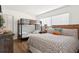 Charming bedroom featuring a bunk bed, a full size bed and bright, natural light at 5633 Puerta Del Sol S Blvd # 204, St Petersburg, FL 33715