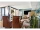 Inviting living room with comfortable seating and access to a private balcony at 5633 Puerta Del Sol S Blvd # 204, St Petersburg, FL 33715