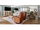 Open concept living room with modern decor and plenty of natural light at 5633 Puerta Del Sol S Blvd # 204, St Petersburg, FL 33715
