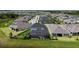 Community aerial view featuring a well-maintained backyard with screened-in pool, perfect for outdoor enjoyment and relaxation at 5971 Hidden Branch Dr, Apollo Beach, FL 33572