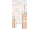 Detailed floor plan showcasing the home's layout with multiple bedrooms, kitchen, and living spaces at 6531 Seaview Blvd, Hudson, FL 34667