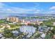 Breathtaking aerial view of luxury apartment complex offering stunning waterfront and city views at 700 Beach Ne Dr # 602, St Petersburg, FL 33701