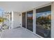 This balcony provides a relaxing outdoor space, complemented by a picturesque urban view at 700 Beach Ne Dr # 602, St Petersburg, FL 33701