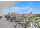 Balcony featuring comfortable seating and a breathtaking view of the cityscape at 700 Beach Ne Dr # 602, St Petersburg, FL 33701