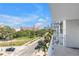 Enjoy city views from this balcony, showcasing the architecture and vibrant surroundings at 700 Beach Ne Dr # 602, St Petersburg, FL 33701